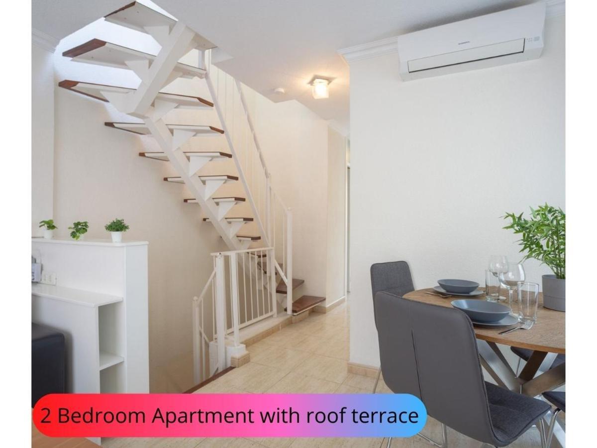 Desirable Rooftop Terrace , 2 Bedroom Apartment With Wifi In Costa Adeje كالاو سالفاجي المظهر الخارجي الصورة