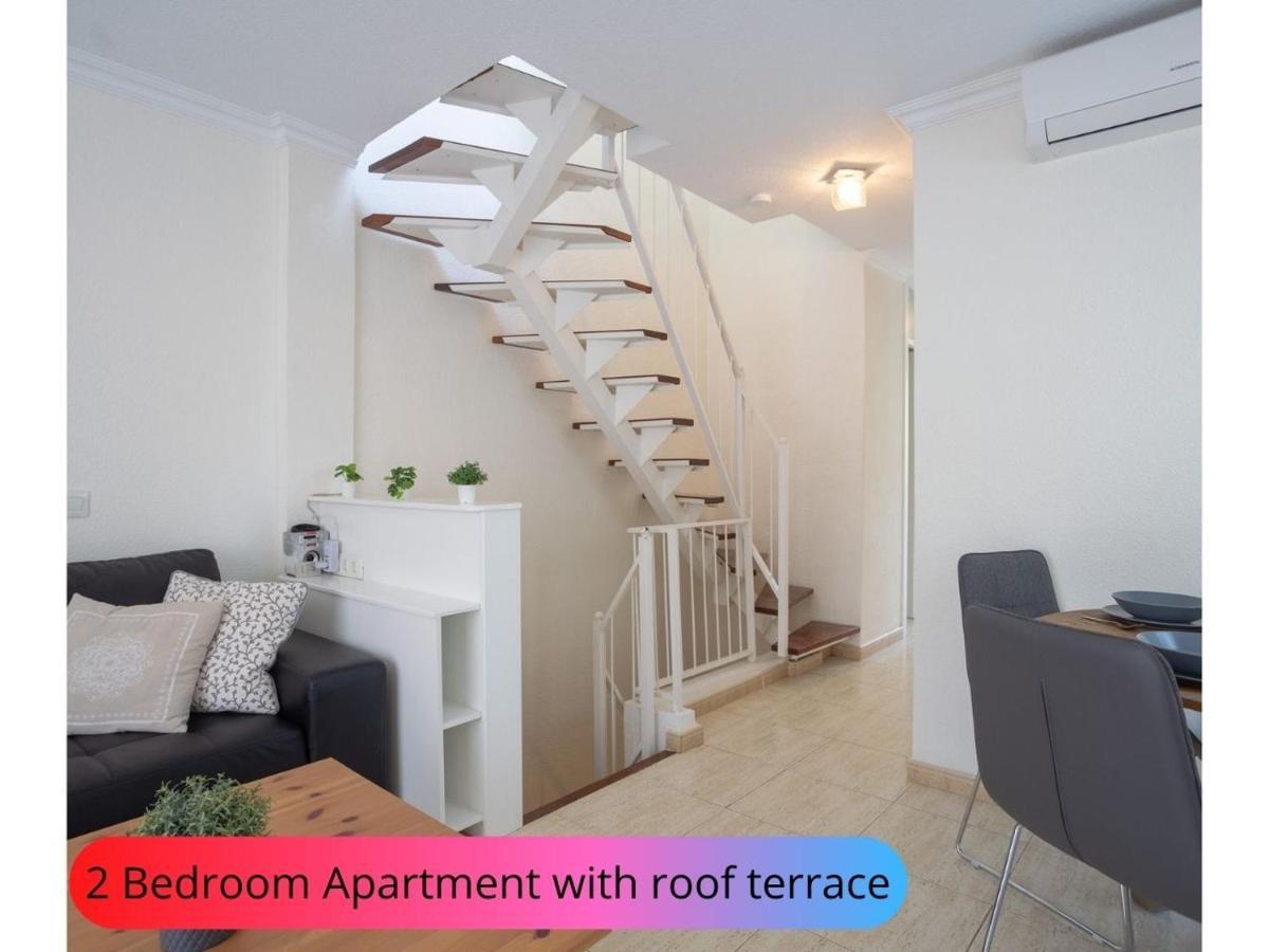 Desirable Rooftop Terrace , 2 Bedroom Apartment With Wifi In Costa Adeje كالاو سالفاجي المظهر الخارجي الصورة