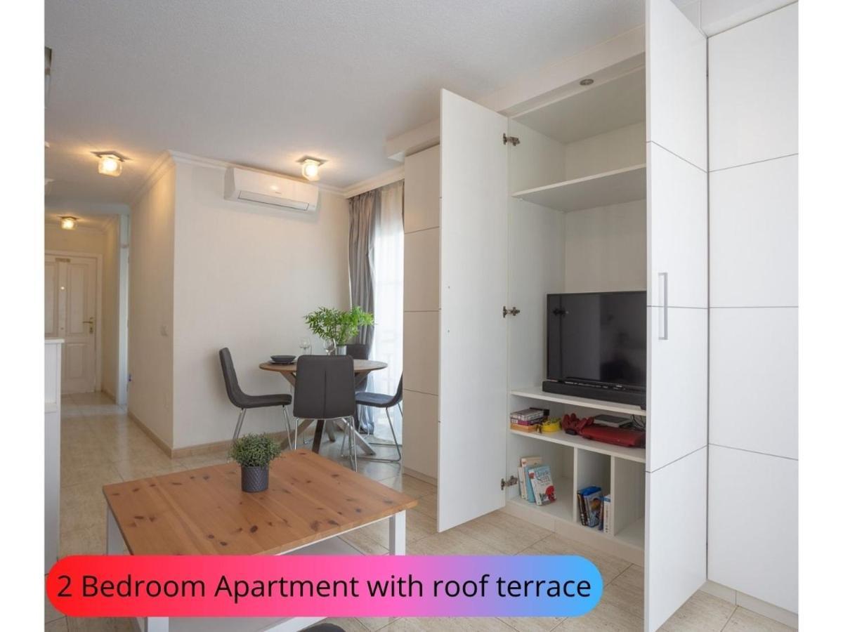 Desirable Rooftop Terrace , 2 Bedroom Apartment With Wifi In Costa Adeje كالاو سالفاجي المظهر الخارجي الصورة