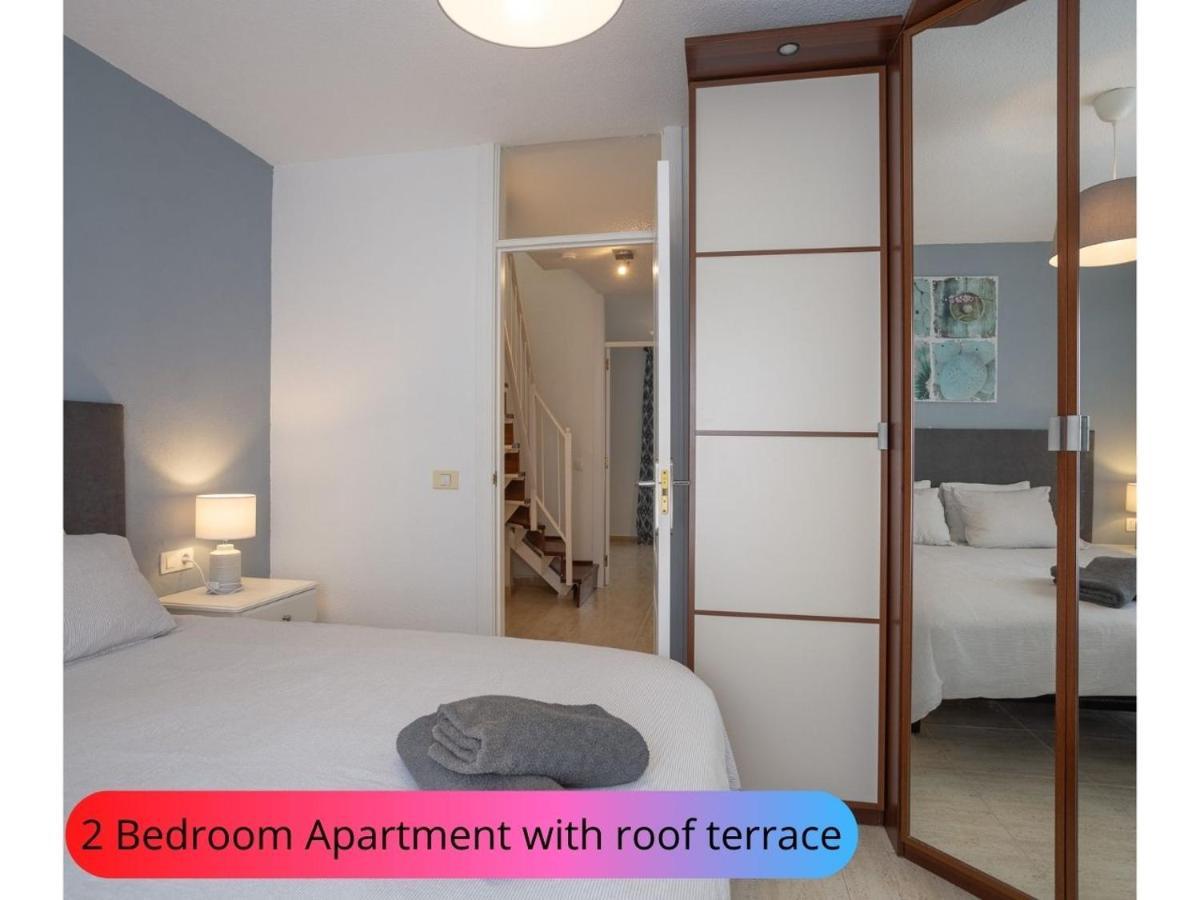 Desirable Rooftop Terrace , 2 Bedroom Apartment With Wifi In Costa Adeje كالاو سالفاجي المظهر الخارجي الصورة