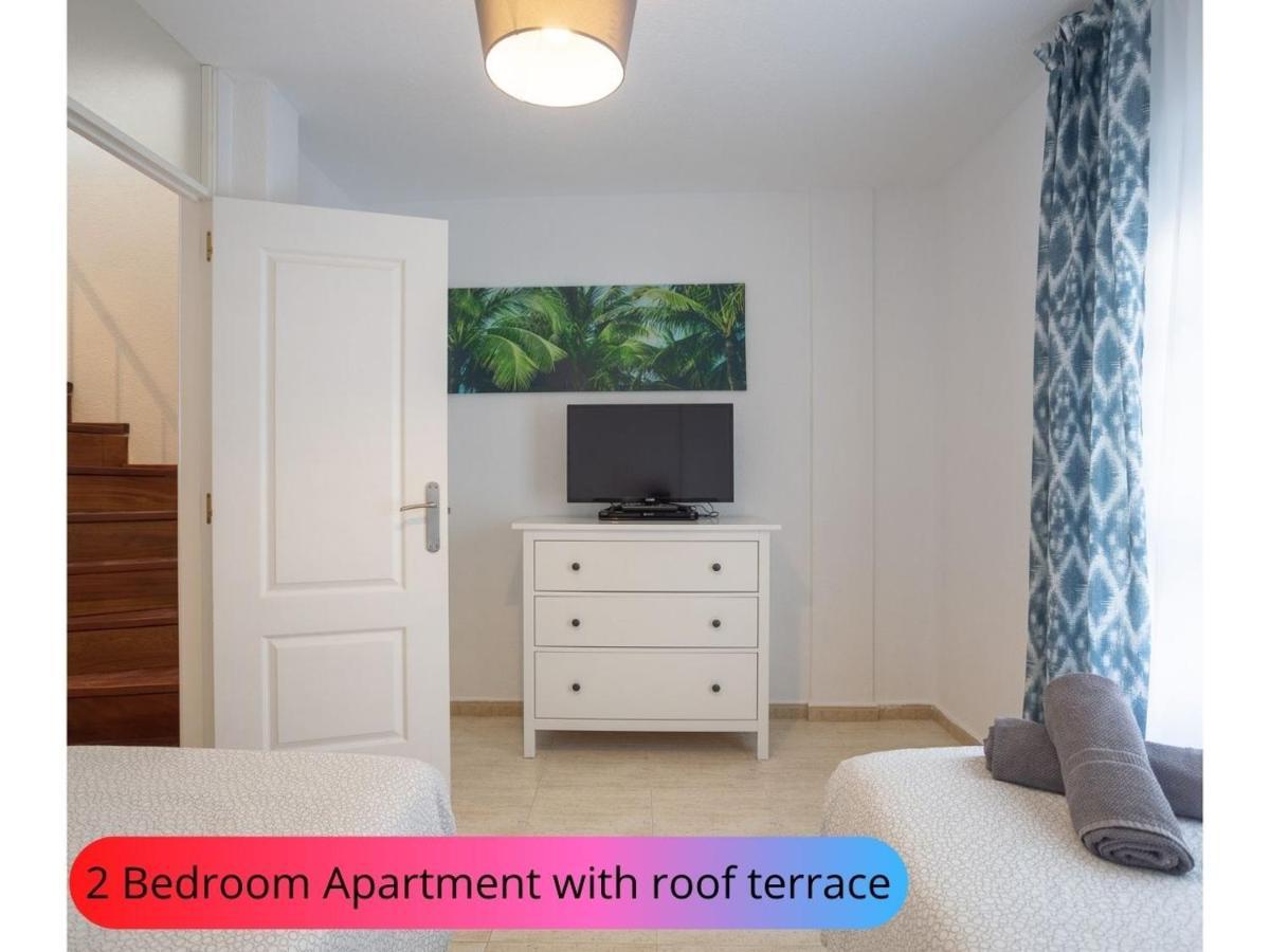 Desirable Rooftop Terrace , 2 Bedroom Apartment With Wifi In Costa Adeje كالاو سالفاجي المظهر الخارجي الصورة