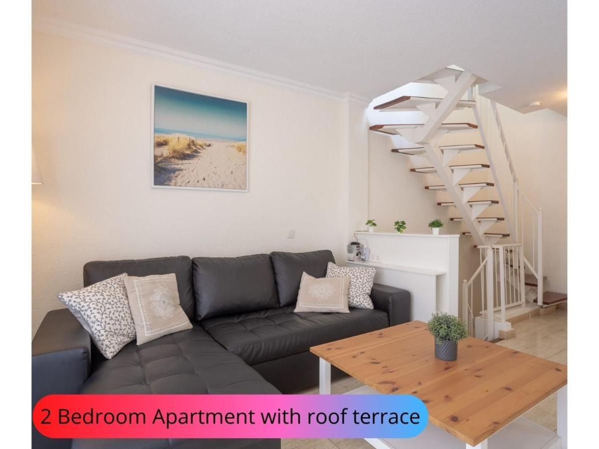 Desirable Rooftop Terrace , 2 Bedroom Apartment With Wifi In Costa Adeje كالاو سالفاجي المظهر الخارجي الصورة