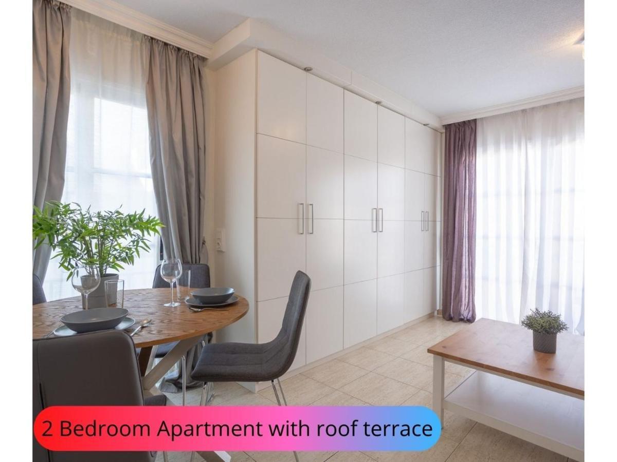 Desirable Rooftop Terrace , 2 Bedroom Apartment With Wifi In Costa Adeje كالاو سالفاجي المظهر الخارجي الصورة