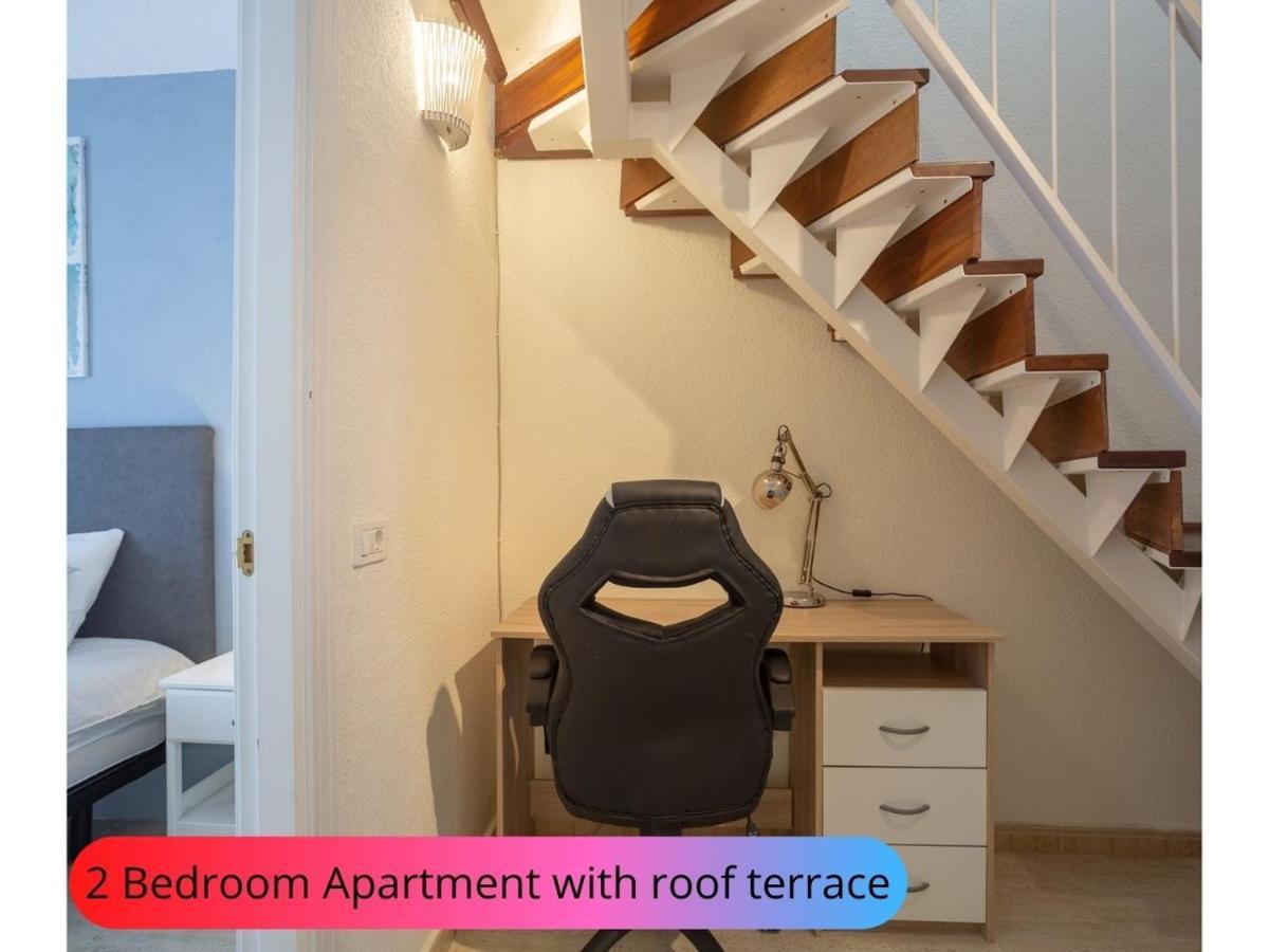 Desirable Rooftop Terrace , 2 Bedroom Apartment With Wifi In Costa Adeje كالاو سالفاجي المظهر الخارجي الصورة