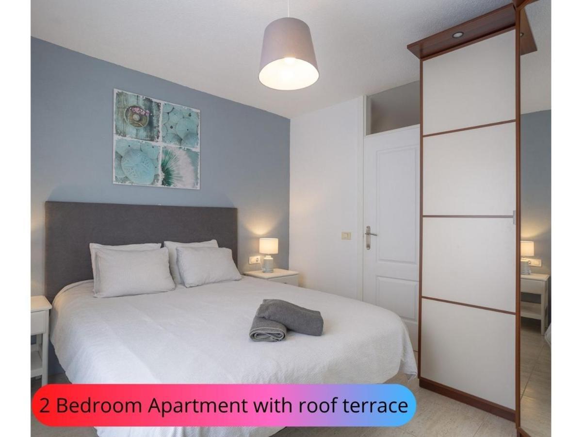 Desirable Rooftop Terrace , 2 Bedroom Apartment With Wifi In Costa Adeje كالاو سالفاجي المظهر الخارجي الصورة