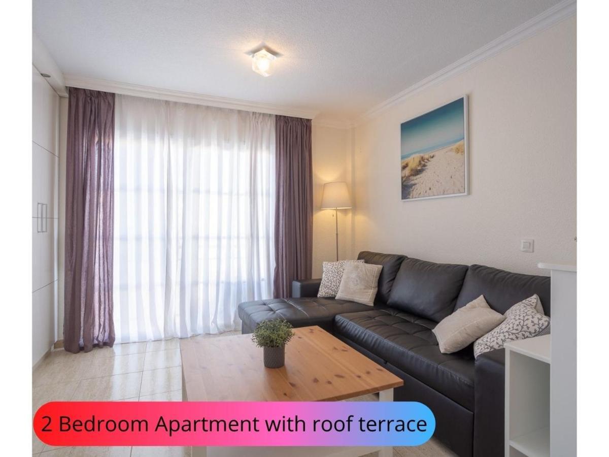 Desirable Rooftop Terrace , 2 Bedroom Apartment With Wifi In Costa Adeje كالاو سالفاجي المظهر الخارجي الصورة